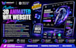 wix 3d interactive velo code studio wix ai code spline threejs webgl,gsap