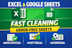 clean, format, organize your messy excel data in 24 hours