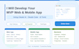 develop ai mvp web and mobile apps using claude ai and ai tools, lovable