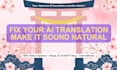 proofread and edit your ai translated japanese text