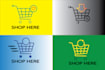 create professional online store buttons and vector icons