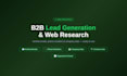 do b2b lead generation with verified emails and contacts