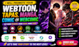 promote your webtoon, tapas, manga, comic or webcomic