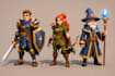design stylized low poly 3d game character model rig texture and animation ready