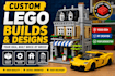 build custom lego models and creative lego designs