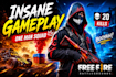 make professional free fire and pubg thumbnail