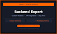 do magento 2 backend development