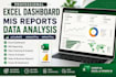 create professional excel dashboards and mis data reports