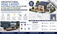 do architectural hvac layout electrical load calculation and solar pv design