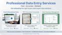 do data entry at a low cost