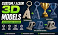 provide or alter a 3d model