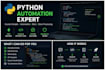 develop python automation scripts and tools