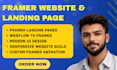 develop, design framer landing page, framer website, convert webflow to framer