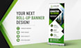 design professional roll up banner, pull up and retractable banner
