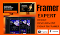design framer website developer framer form figma to framer