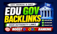 increase website ranking with education high da, DR SEO dofollow backlinks