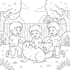 kids coloring pages for KDP with custom characters