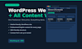 build a wordpress website with professional english content