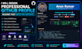 design professional github profile readme