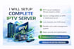 install and configure xui one, xtream ui panel, iptv server setup with security