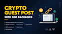 do bitcoin crypto guest post with dfollow backlink on high da sites
