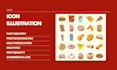 design custom icon illustrations in cartoon style