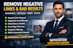 remove negative links, mugshots, articles, cases, news, bad results on google