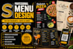 design restaurant cafe and bar menus