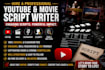 provide SEO optimized youtube scripts