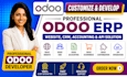 customize and develop professional odoo erp website CRM accounting solution