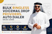 setup and fix bulk ringless voicemail drop providers, auto dialer sales leads