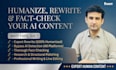 edit ai content and humanize it