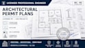 architectural permit plan construction document licensed pe drafting USA project