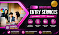 provide reliable data entry services