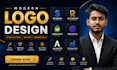 design premium startup logo with brand identity