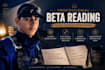 review your story as a beta reader