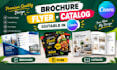 design professional brochure flyer and catalog in canva