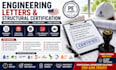 provide engineering letters and structural certification USA