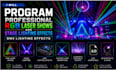 program professional rgb laser shows and stage lighting effects dmx lighting eff