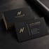 design a modern, premium business card with source files