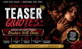 write dark romance teaser quotes readers obsess over