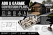 create adu permit plans and garage conversion drawings