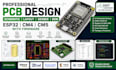 design pcb schematic layout gerber bom esp32 cm4 cm5 with firmware
