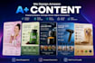 design amazon a plus content, amazon ebc and amazon listing images