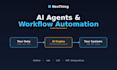 build ai agents and workflow automation in python or n8n