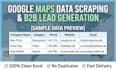 do google maps scraping and b2b lead generation