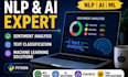 do sentiment analysis, nlp, text classification, and ai machine learning tasks