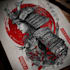 make a traditional japanese irezumi tattoo