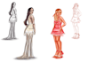 design detailed digital fashion illustrations