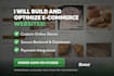 create custom websites with powerful backend